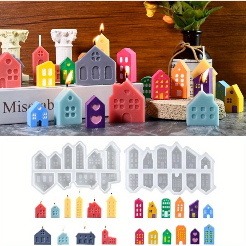 Art Craft House Making - Рождественский дом в европейском стиле, силиконовая