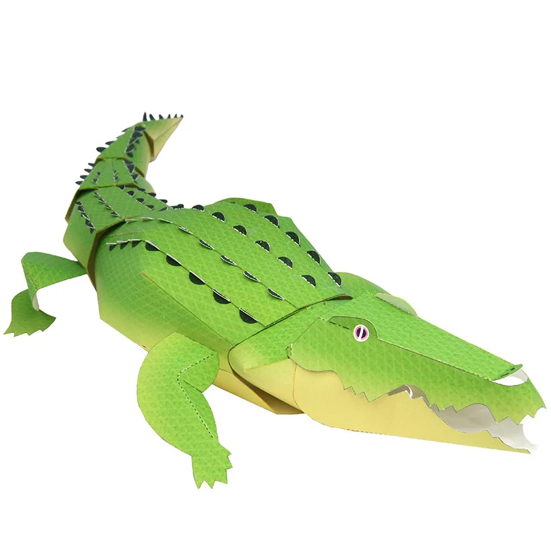 Art And Craft Nature - Складной крокодил, оригами, художественная мини-милая 3D