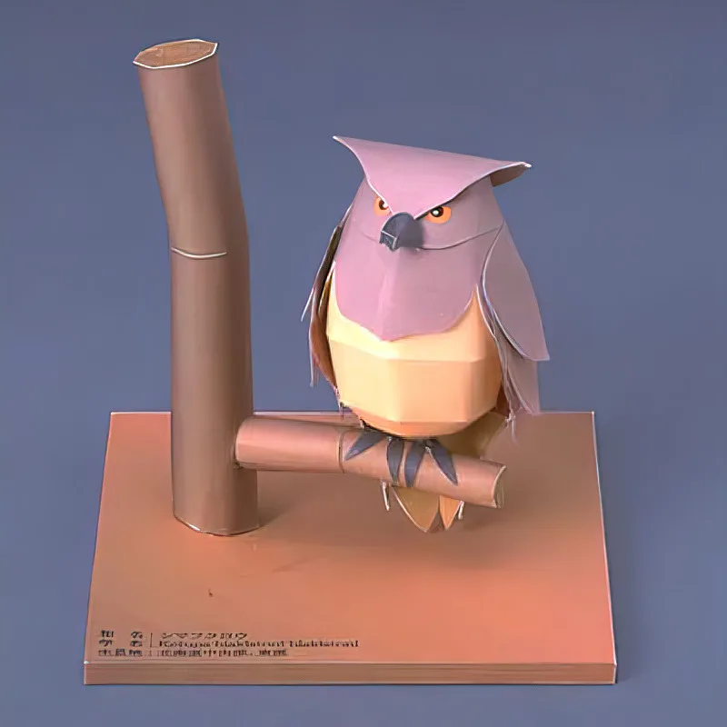 Art And Craft Nature - Рыба Блейкстона, совы, оригами, искусство, мини-3D