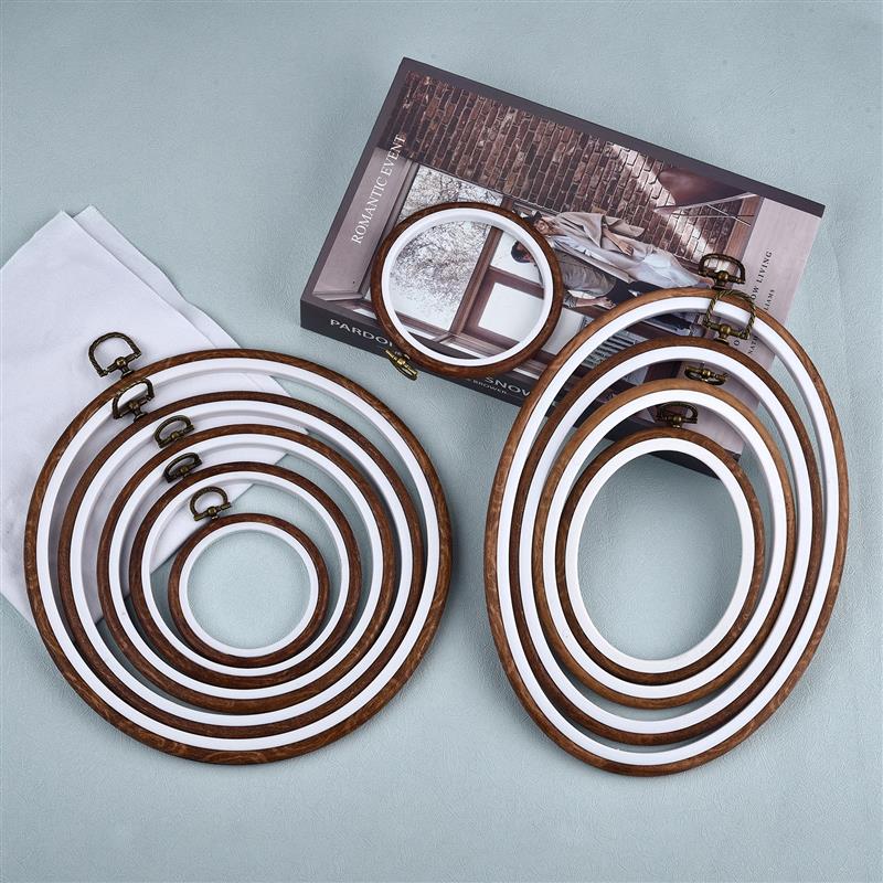 Embroidery Hoop Kit - Набор круглых и овальных деревянных пялец