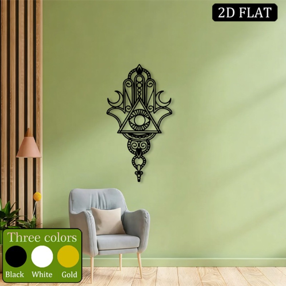 Art & Craft Paper Ideas - CIFBUY Металлическое настенное украшение Хамса и