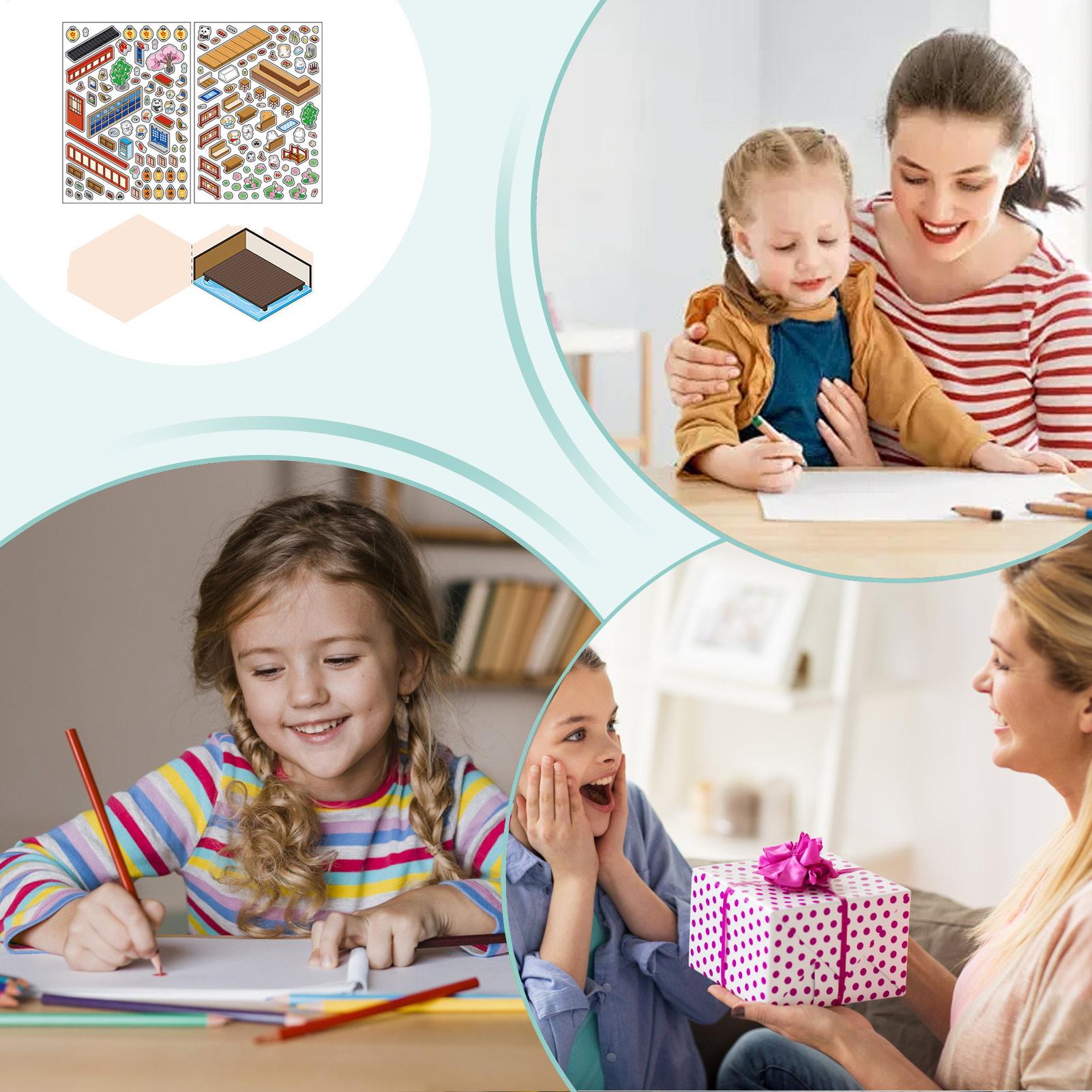 Art Craft House Making - Наклейки для создания миниатюрных комнат: декор