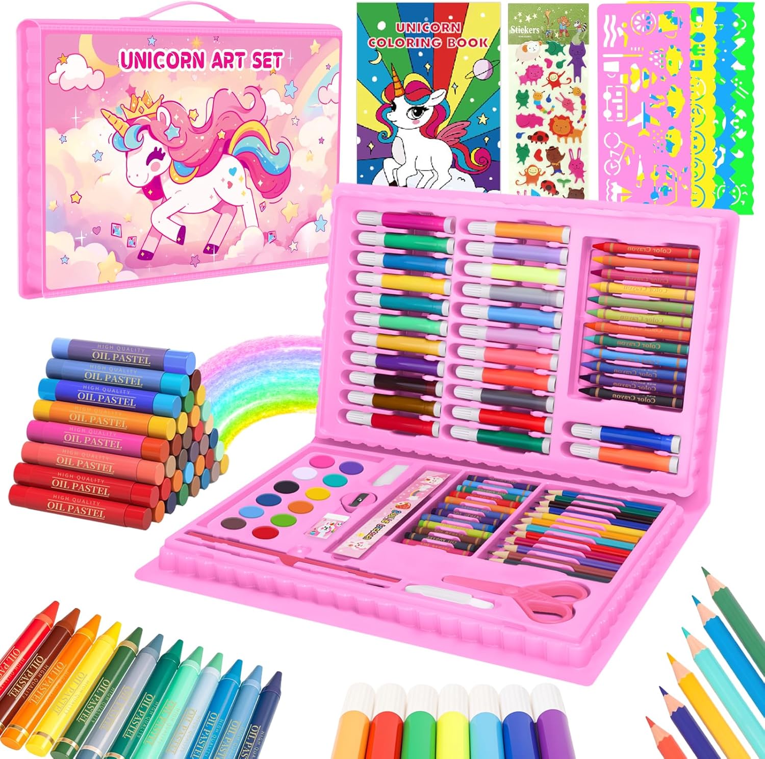 Illustration Marker Set - Набор книг-раскрасок для детей, набор для