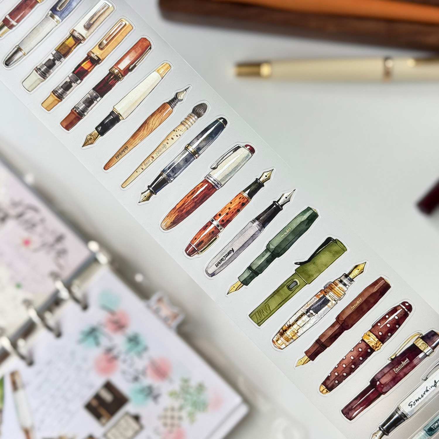 Washi Tape Rolls - Коллекция винтажных декоративных скотчей DengDeng Studio