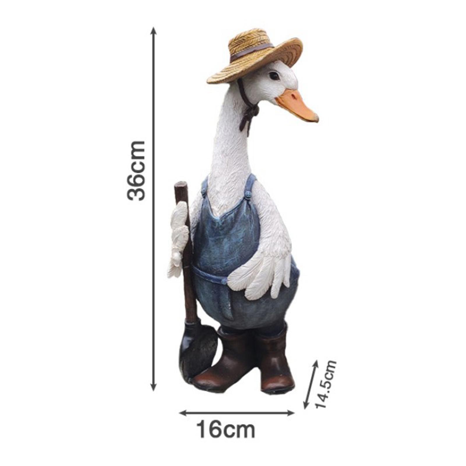 Art Craft Duck - Садовая статуэтка утки из смолы, модель-украшение
