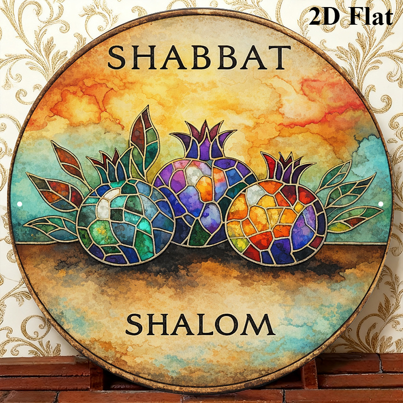 Art & Craft Paper Ideas - CIFBUY Винтажный алюминиевый настенный декор, водонепроницаемый,