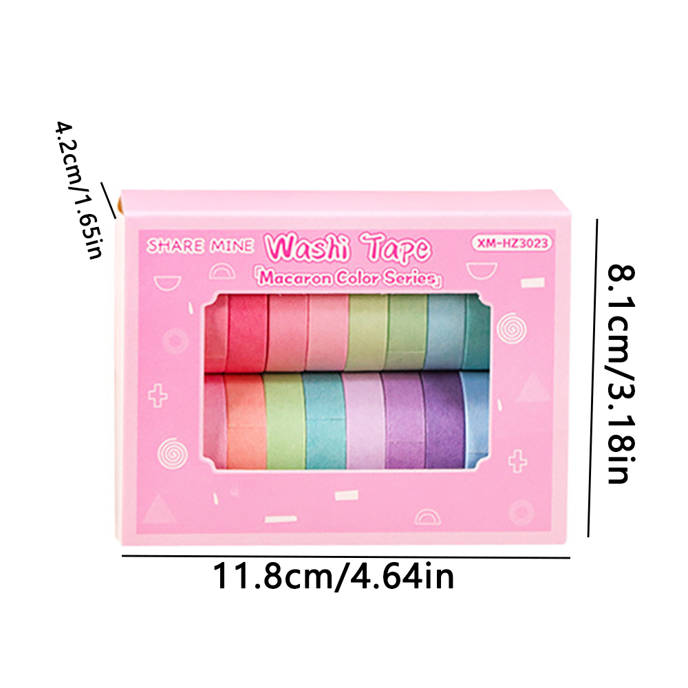 Набор из 20 рулонов клейкой ле – обзор и цена Washi Tape Rolls