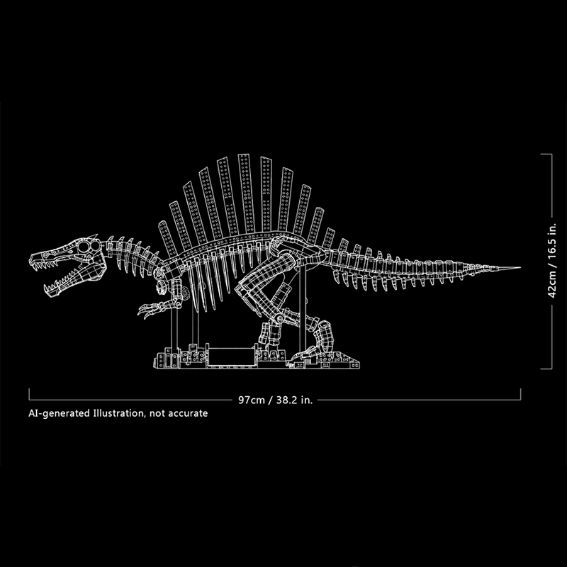 2246 деталей MOC: Модель ископ – обзор и цена Art Craft Dinosaurs