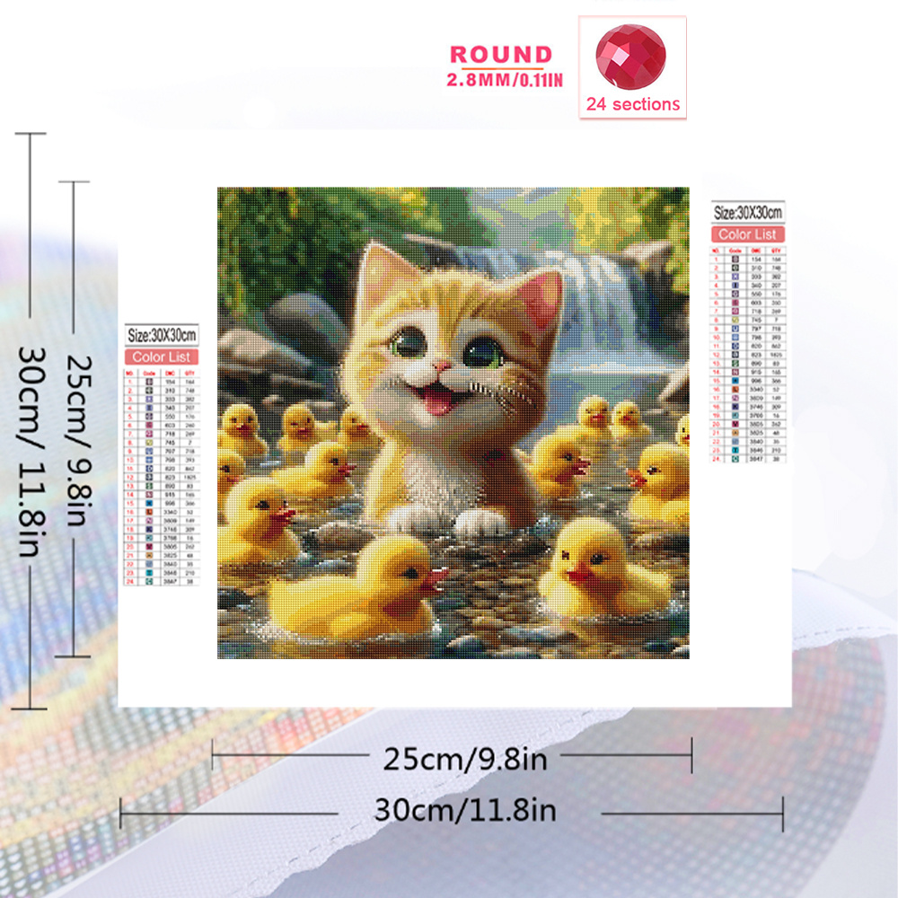 Huacan 5D алмазная живопись жи – обзор и цена Art Craft Duck