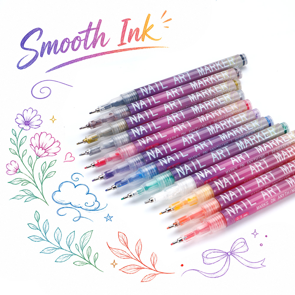 Набор из 12 тонких маркеров с  – обзор и цена Illustration Marker Set