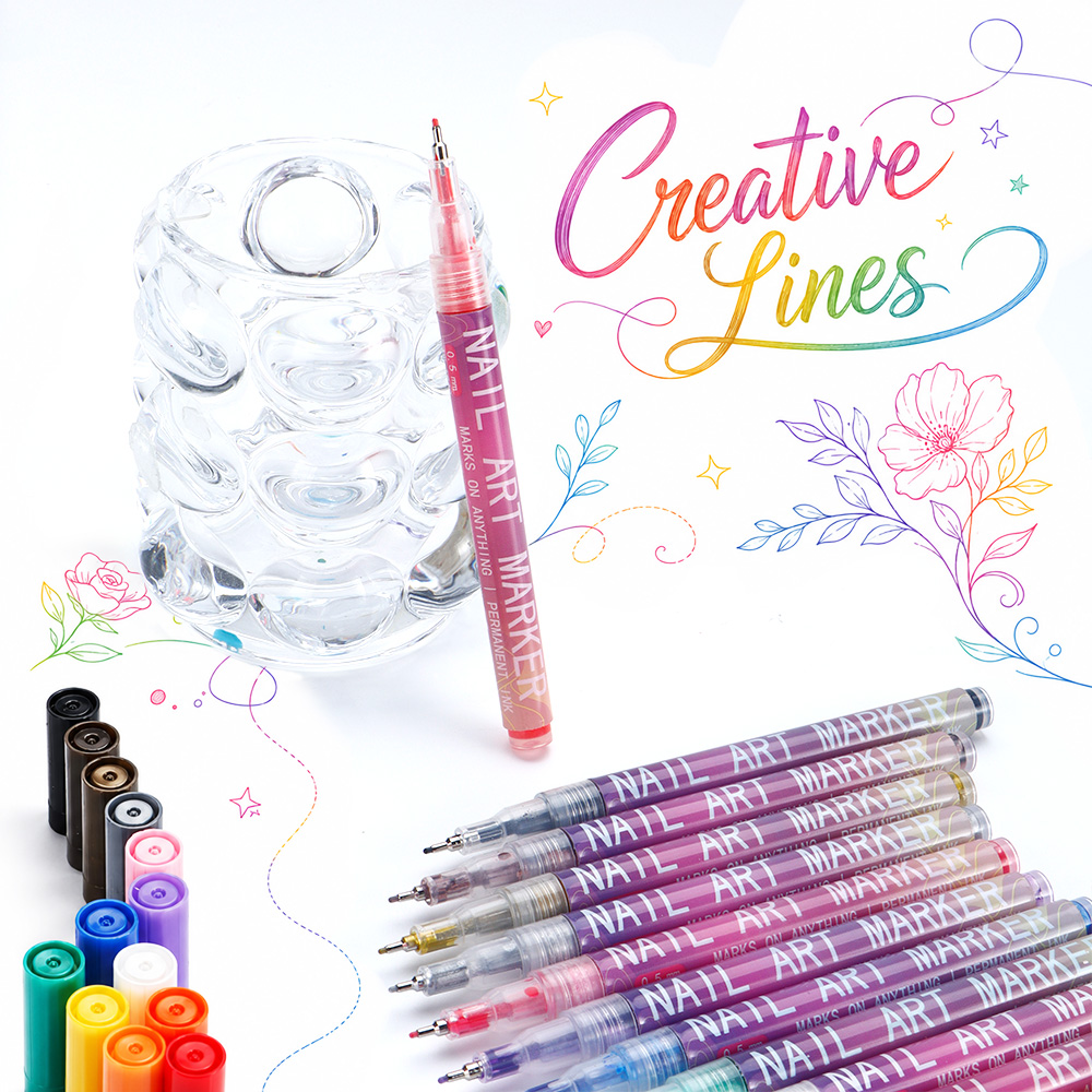 Набор из 12 тонких маркеров с  – обзор и цена Illustration Marker Set