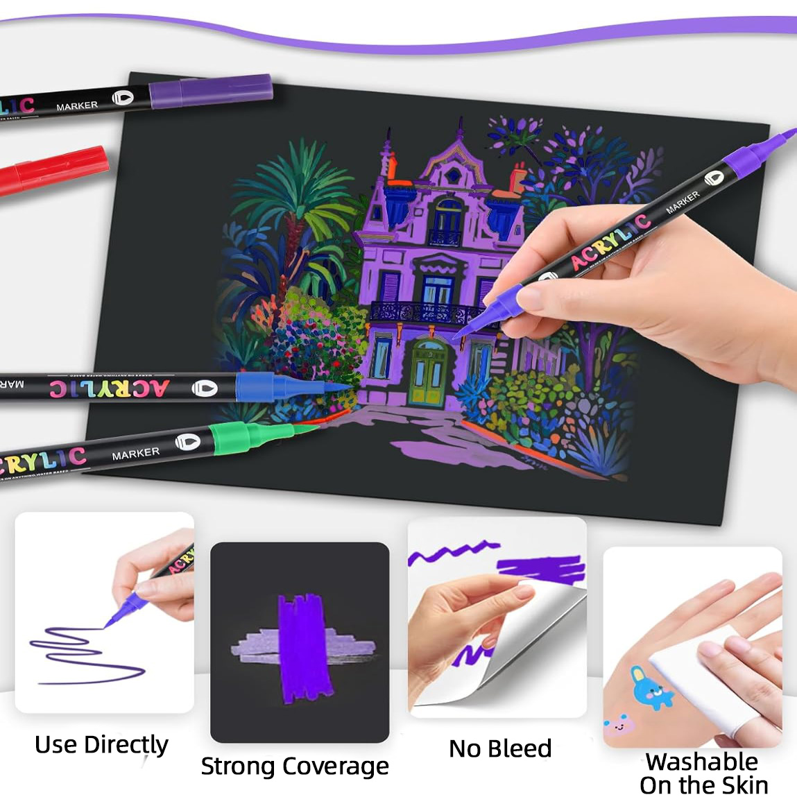 Набор акриловых маркеров 24-96 – обзор и цена Illustration Marker Set