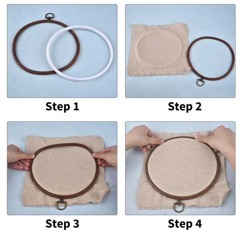 Набор круглых и овальных дерев – обзор и цена Embroidery Hoop Kit