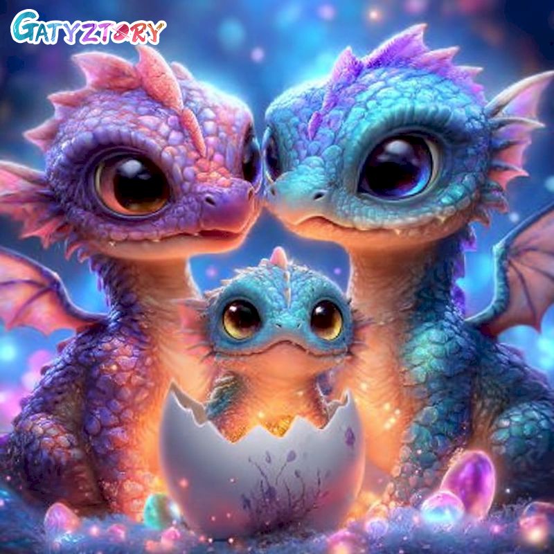 Набор для алмазной живописи GA – обзор и цена Art Craft Dinosaurs
