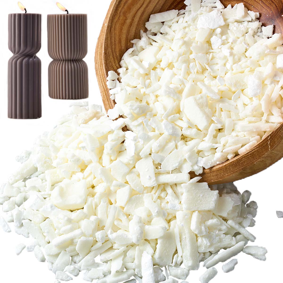 1 фунт чистого белого соевого  – обзор и цена Candle Making Wax