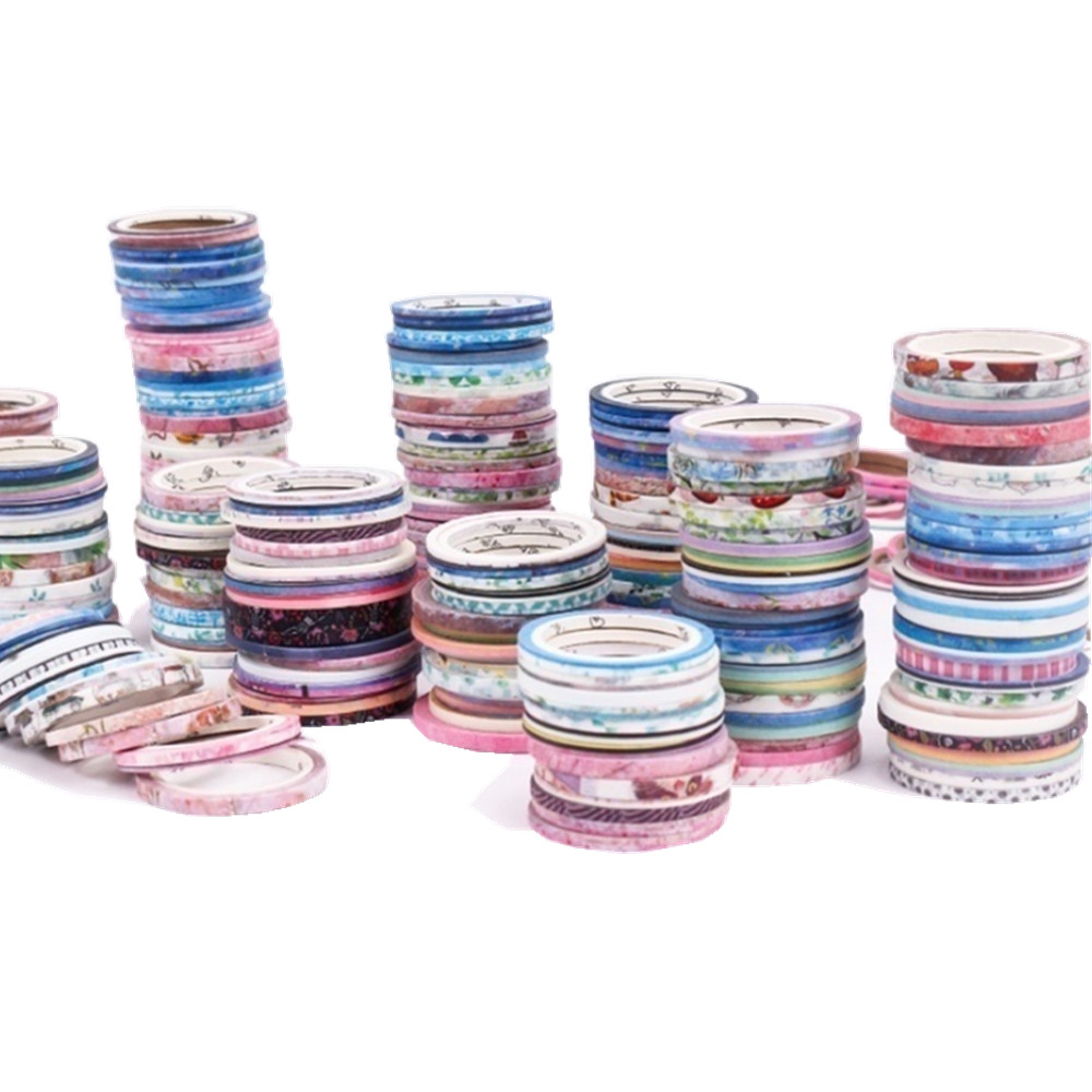 20/50 рулонов, Золотая фольга, – обзор и цена Washi Tape Rolls