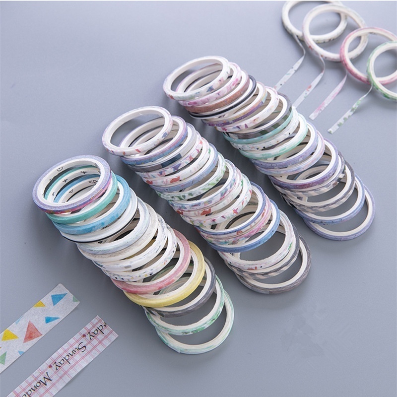 20/50 рулонов, Золотая фольга, – обзор и цена Washi Tape Rolls