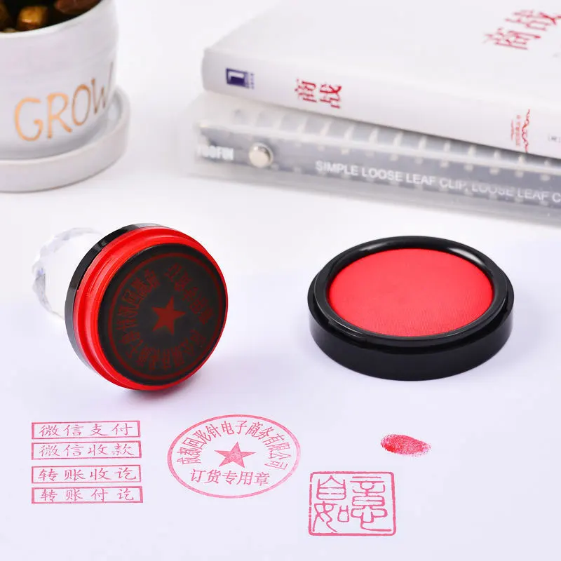 2 шт. красных портативных мале – обзор и цена Stamping Ink Pad