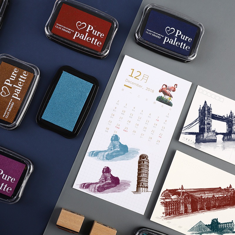 Винтажная цветная чернильная п – обзор и цена Stamping Ink Pad