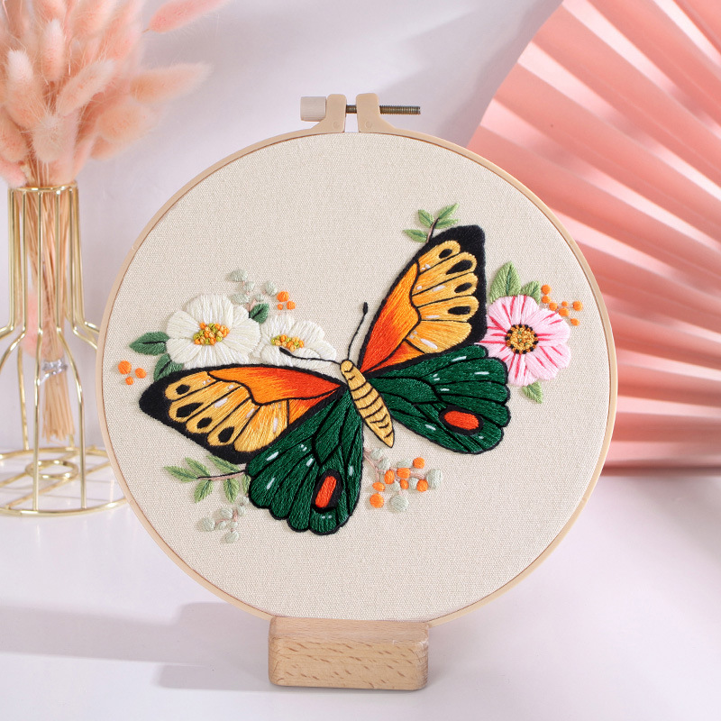 Набор для вышивания «сделай са – обзор и цена Embroidery Hoop Kit