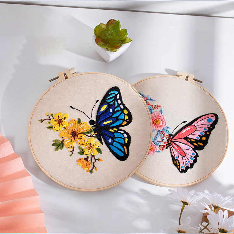 Набор для вышивания «сделай са – обзор и цена Embroidery Hoop Kit