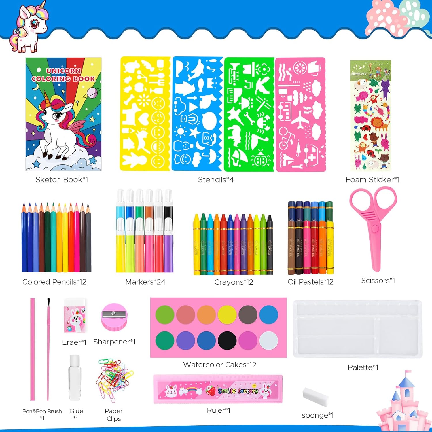 Набор книг-раскрасок для детей – обзор и цена Illustration Marker Set