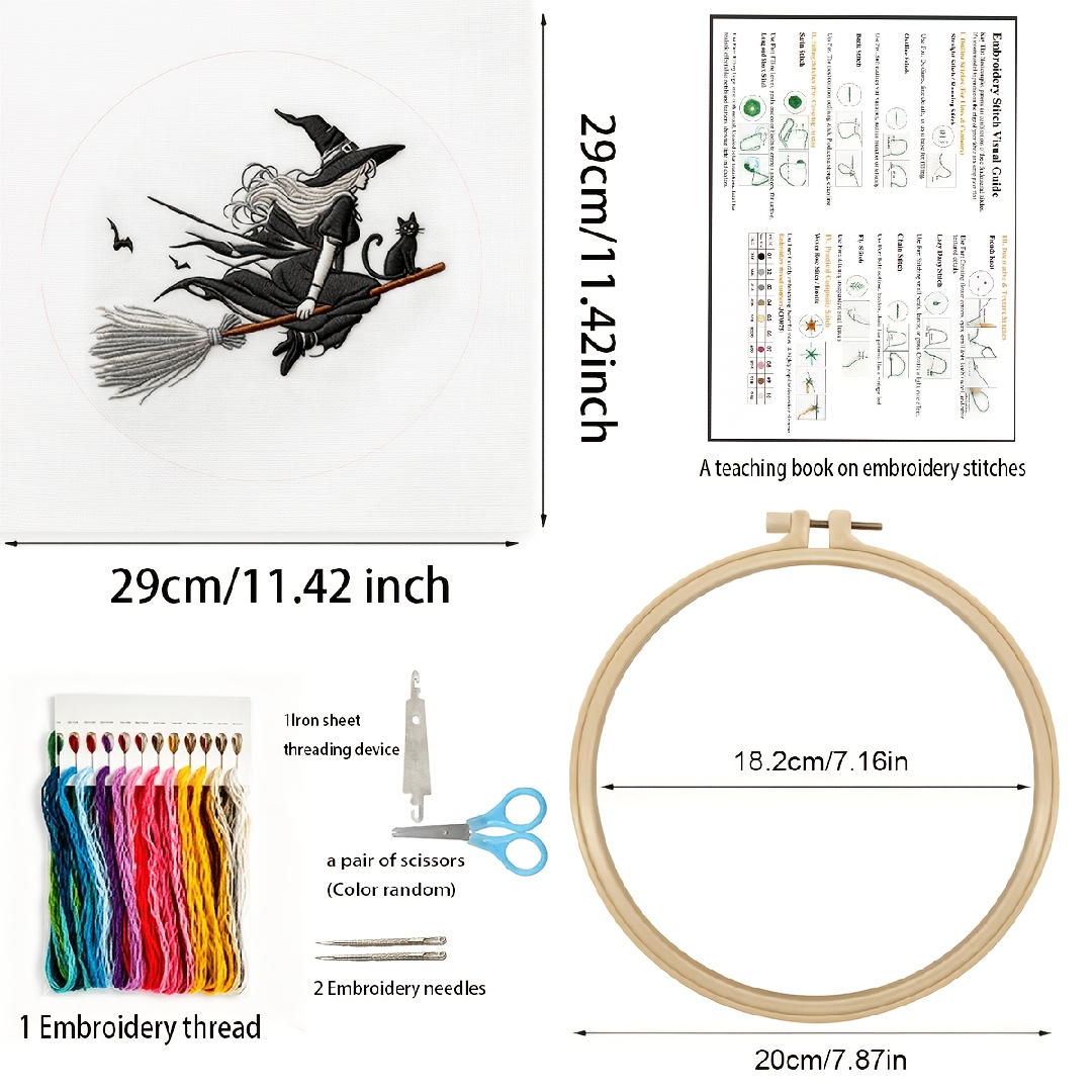 Полный набор для начинающих в  – обзор и цена Embroidery Hoop Kit