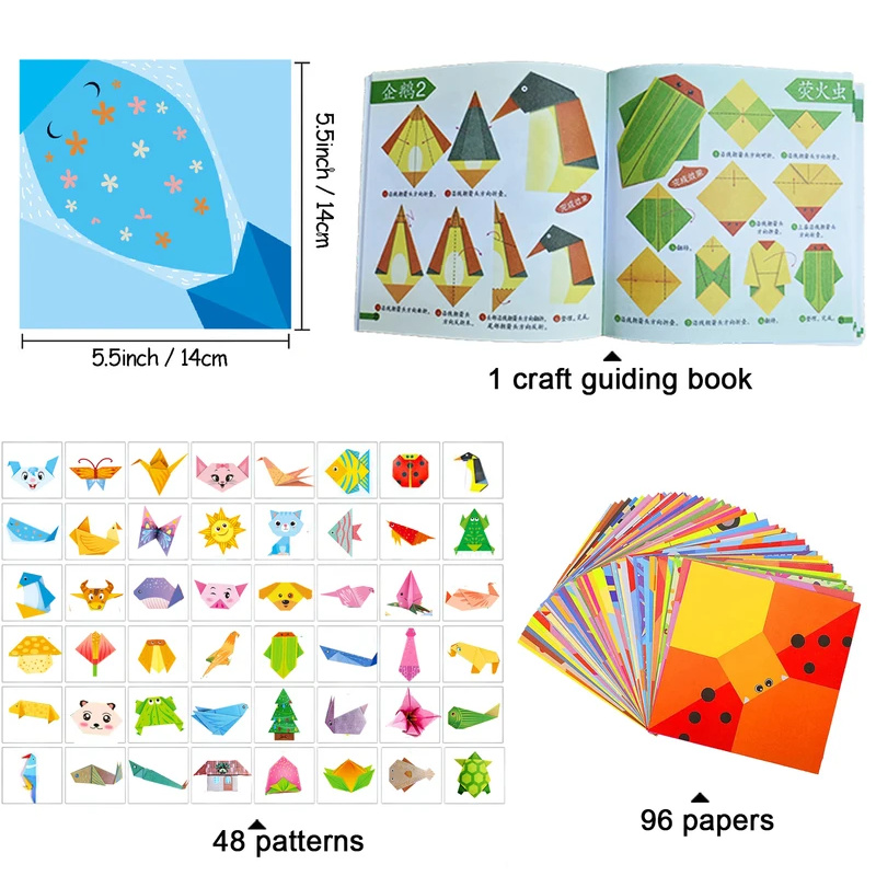 Набор для оригами с 30/96 лист – обзор и цена Art Craft Books