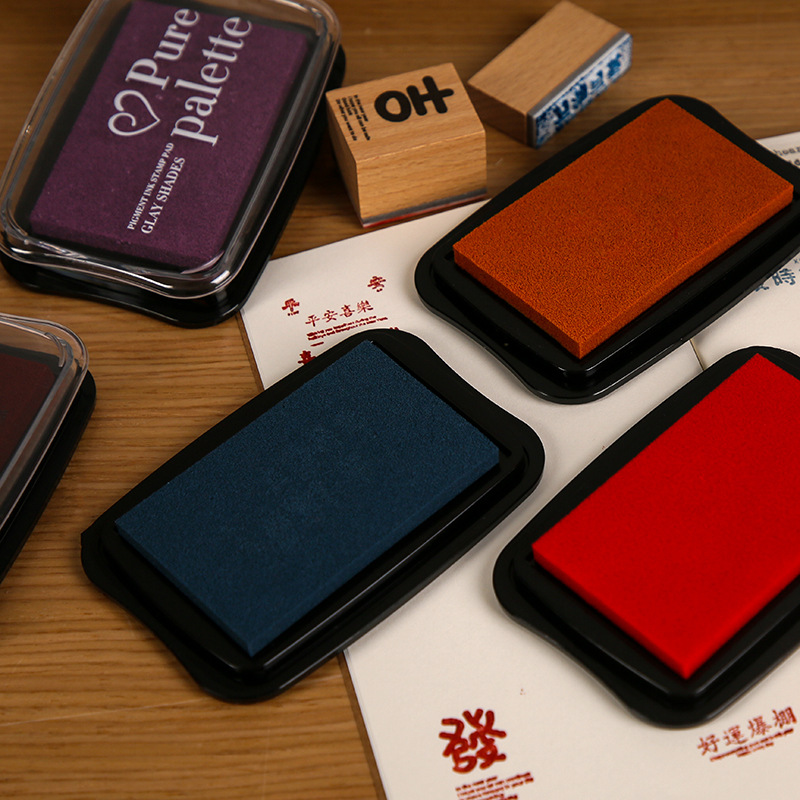 12 цветов, винтажные однотонны – обзор и цена Stamping Ink Pad