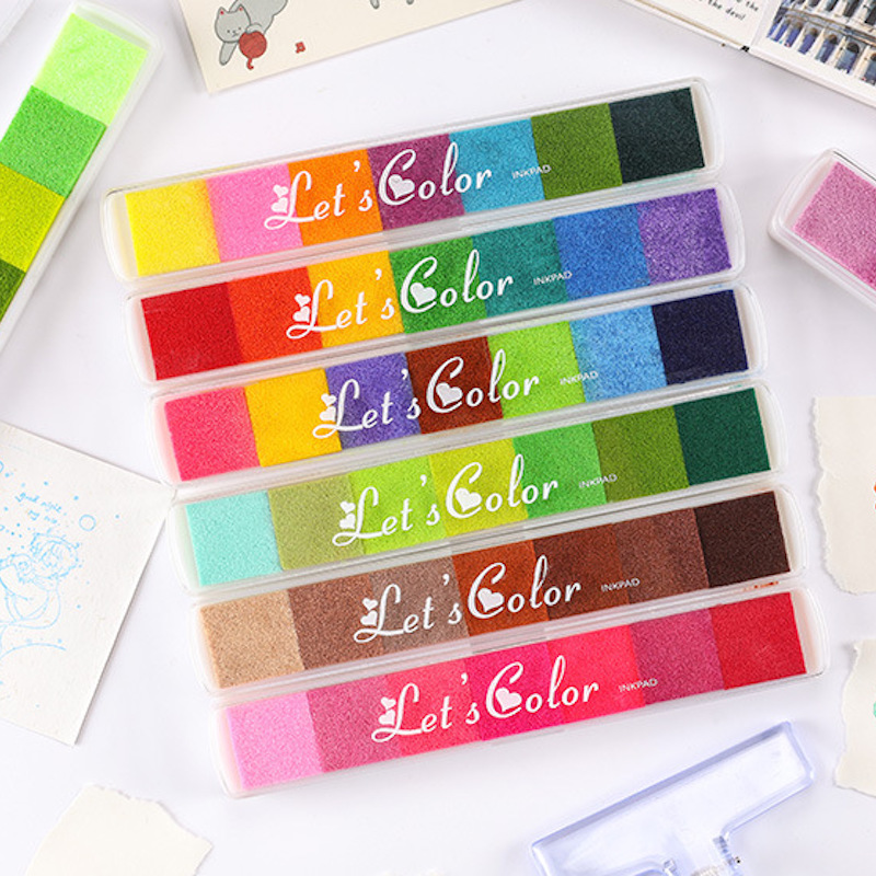 Набор милых разноцветных черни – обзор и цена Stamping Ink Pad