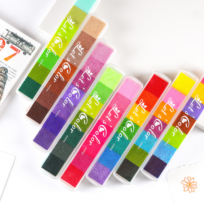 Набор милых разноцветных черни – обзор и цена Stamping Ink Pad