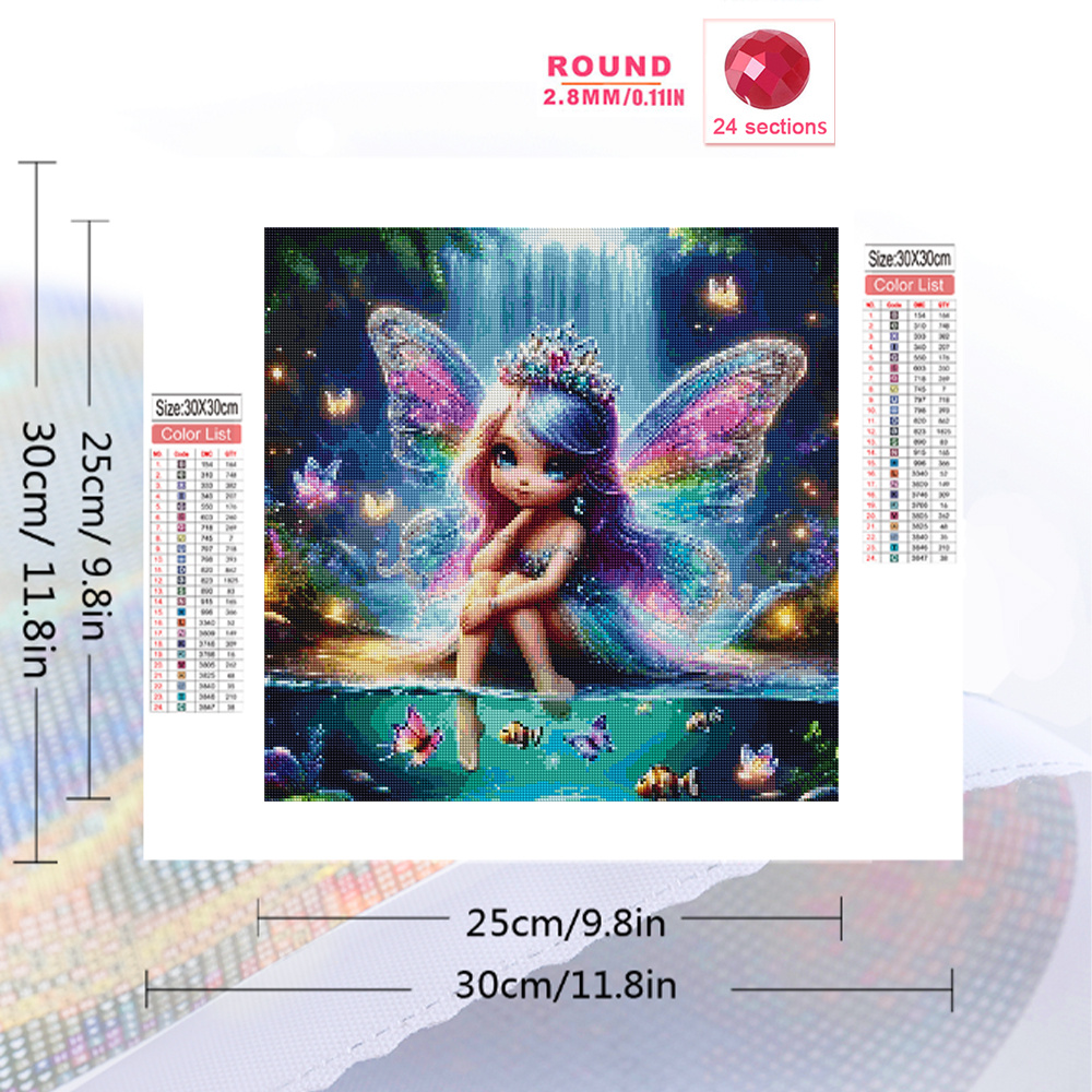 Momoart Девушка Алмазная Мозаи – обзор и цена Art Craft Butterfly
