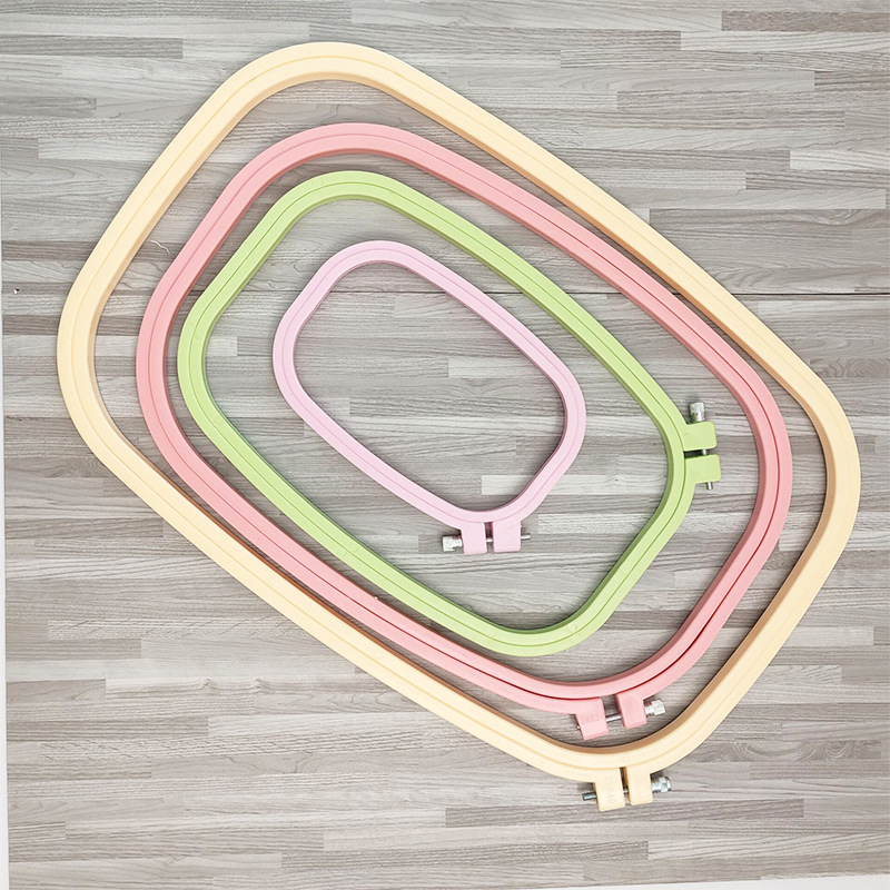 Случайный цвет, квадратный кру – обзор и цена Embroidery Hoop Kit
