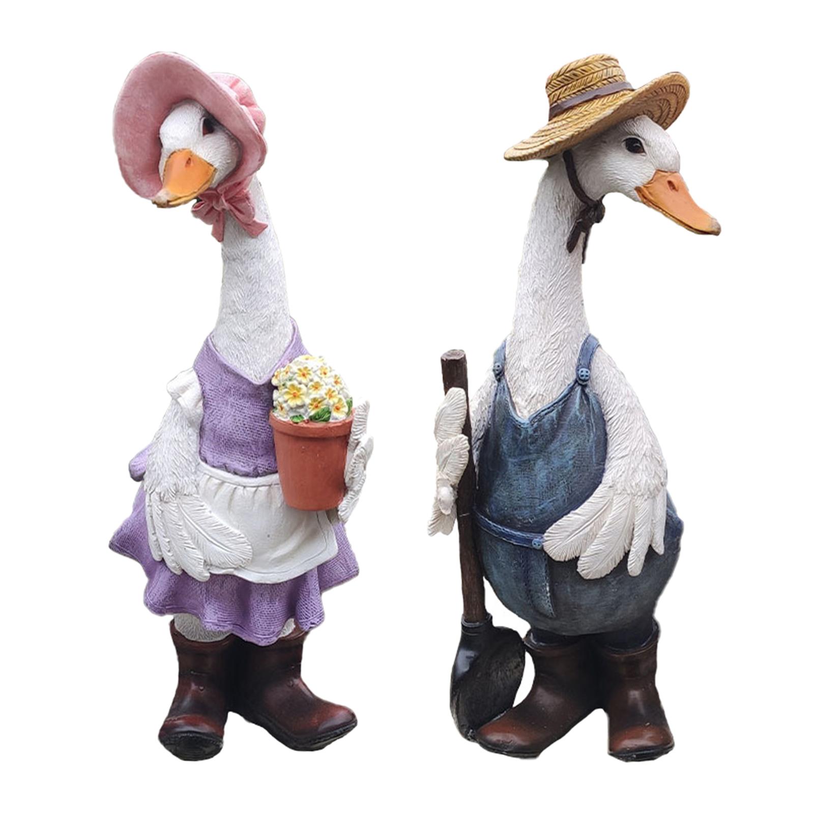 Садовая статуэтка утки из смол – обзор и цена Art Craft Duck