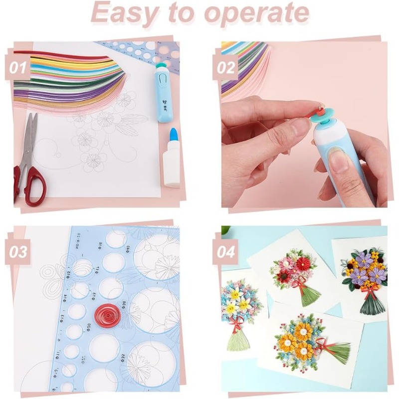 12 шт., трафареты для бумаги,  – обзор и цена Quilling Paper Strips