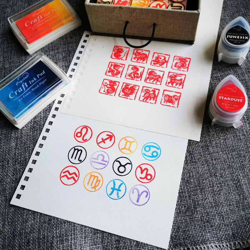 DIY двенадцать печаток зодиака – обзор и цена Stamping Ink Pad