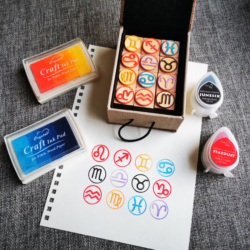 DIY двенадцать печаток зодиака – обзор и цена Stamping Ink Pad