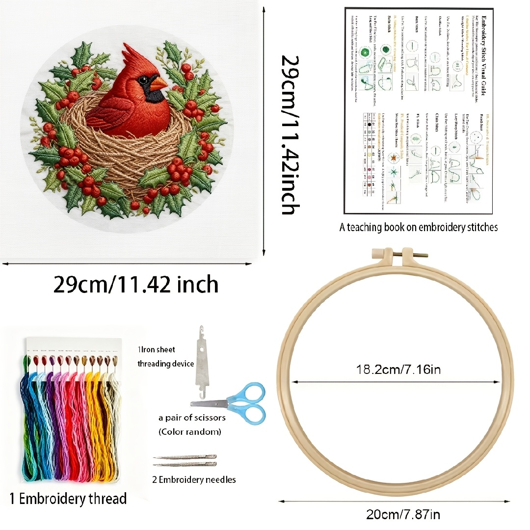 Набор для вышивания своими рук – обзор и цена Embroidery Hoop Kit