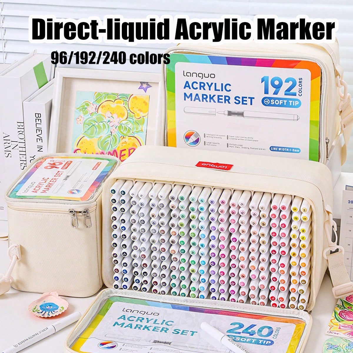 Набор акриловых маркеров Langu – обзор и цена Illustration Marker Set