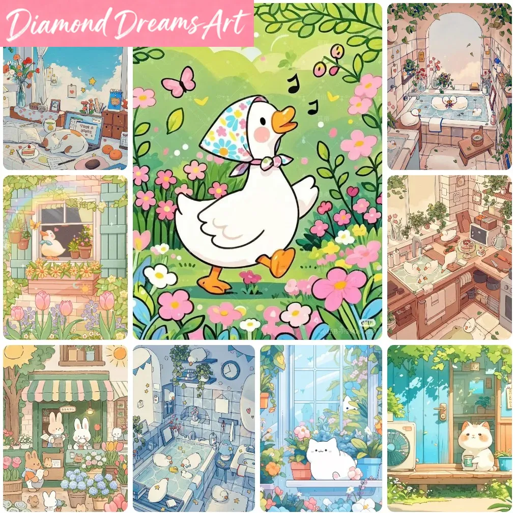 Безрамная алмазная вышивка с м – обзор и цена Art Craft Duck