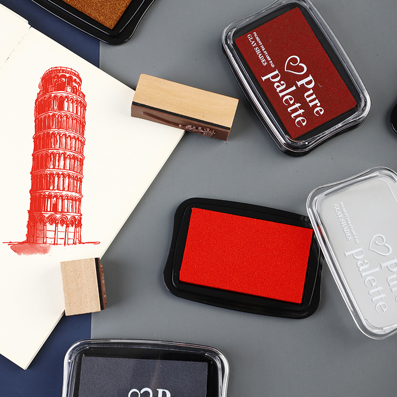 12 цветов, большой размер, вин – обзор и цена Stamping Ink Pad