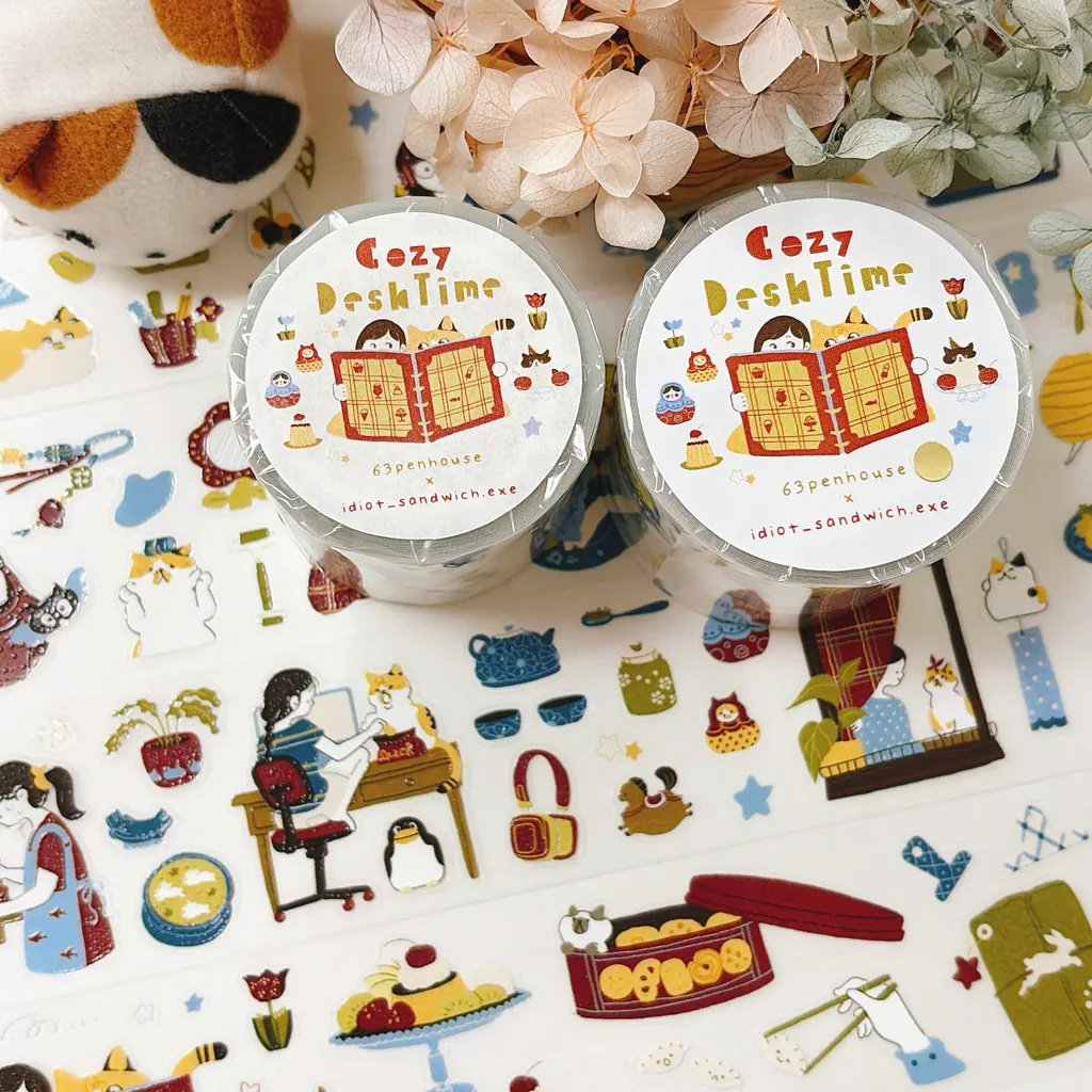 Винтажная декоративная клейкая – обзор и цена Washi Tape Rolls