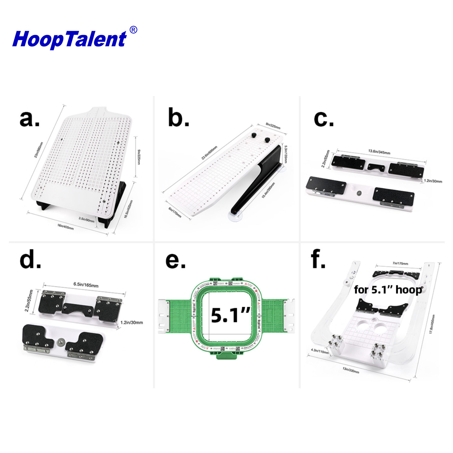 Комплект HoopTalent Hooping St – обзор и цена Embroidery Hoop Kit