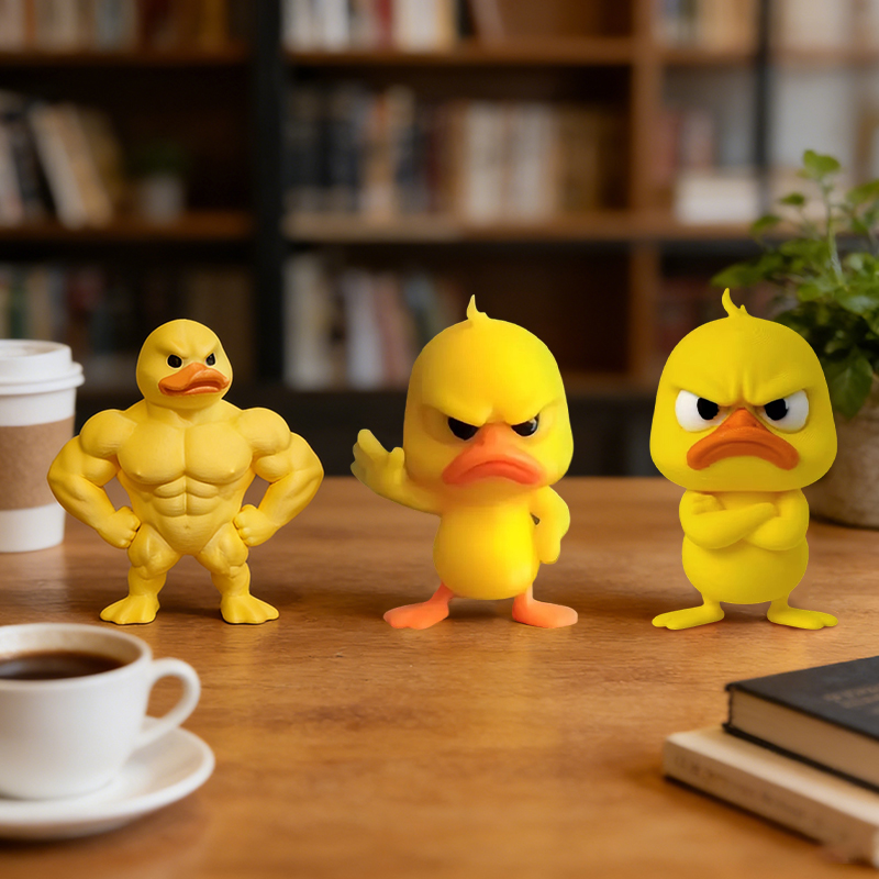 1/3 шт. Статуя Angry Yellow Du – обзор и цена Art Craft Duck