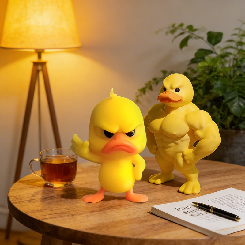 1/3 шт. Статуя Angry Yellow Du – обзор и цена Art Craft Duck